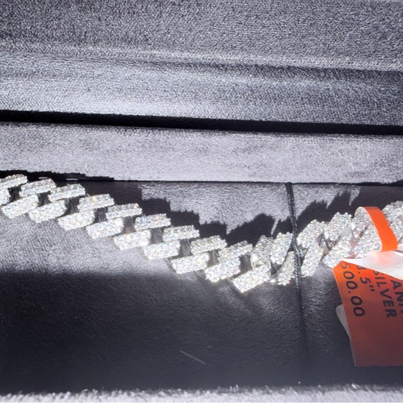 MOISSANIT  925 SILVER Monaco 8.5in bracelet 7.00CTW  $2500.00 - Picture 5 of 7